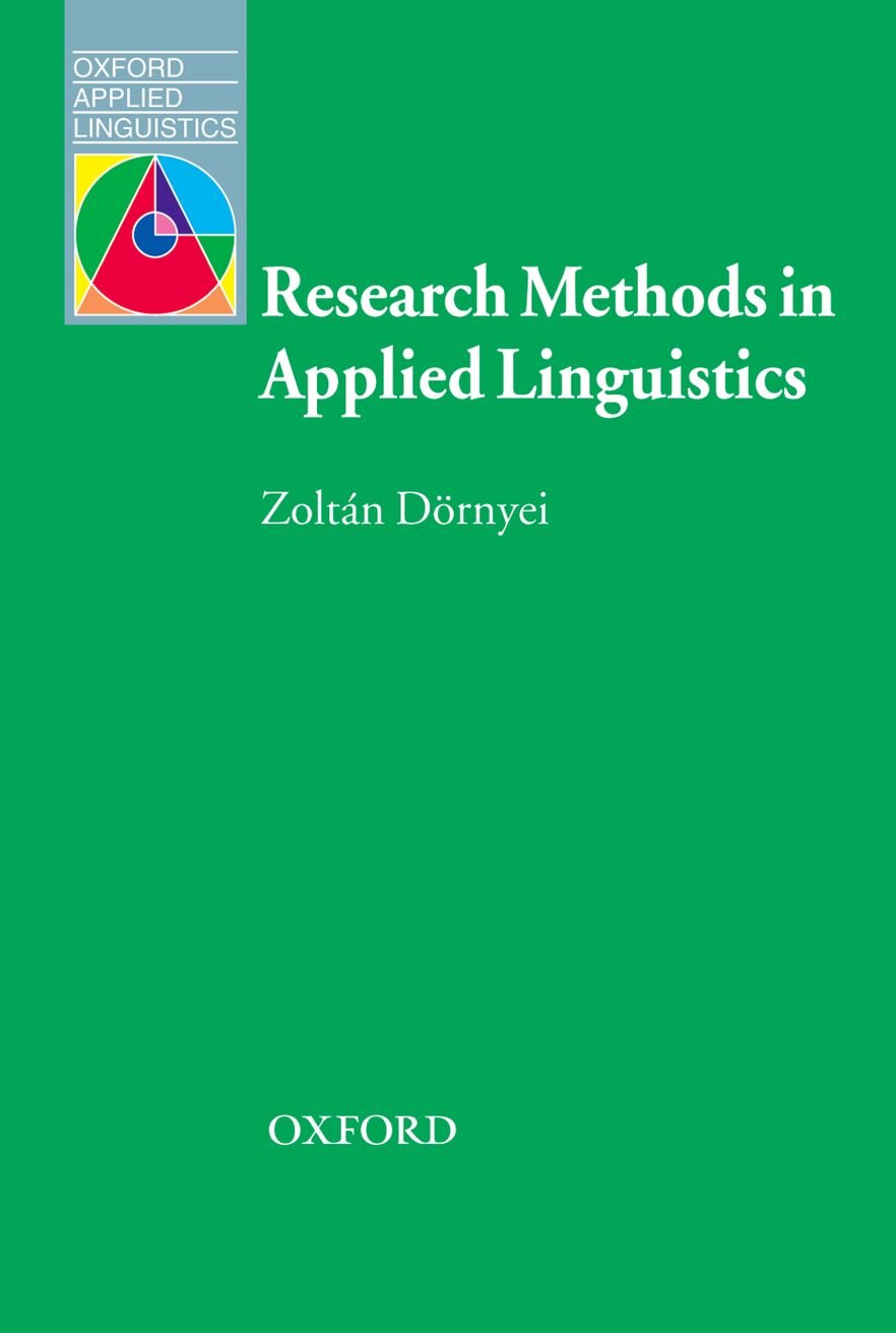 Research Methods in Applied Linguistics (Oxford Applied Linguistics),New