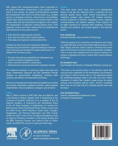 Optical Fiber Telecommunications VII,Used