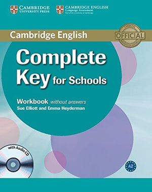 Complete Key for Schools Workbook without Answers with Audio CD,Used