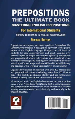 Prepositions: The Ultimate Book  Mastering English Prepositions,Used