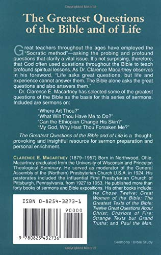 The Greatest Questions of the Bible and of Life,Used
