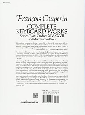 Complete Keyboard Works, Series Two: Ordres XIVXXVII and Miscellaneous Pieces (Dover Classical Piano Music),Used