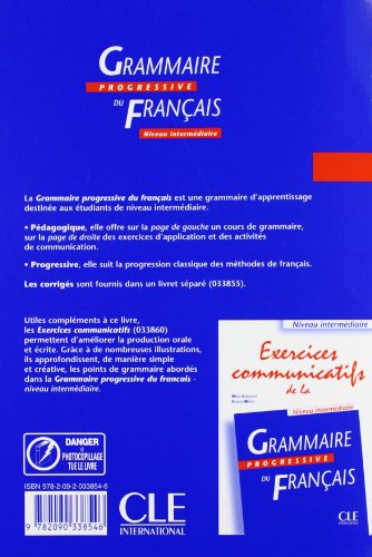 Grammaire Progressive Du Francais: Avec 500 Exercices,Used