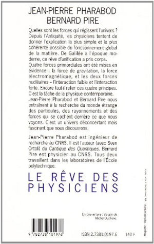Le re^ve des physiciens (Sciences / Editions Odile Jacob) (French Edition),Used