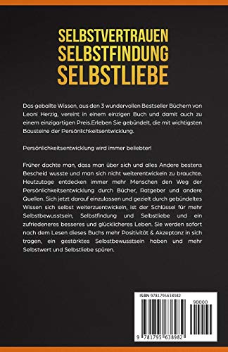 Selbstvertrauen Selbstfindung Selbstliebe: Optimiert Lernen mit dem 3in1 Ratgeber Buch Steigern, entwickeln & verbessern Sie Ihr,Used