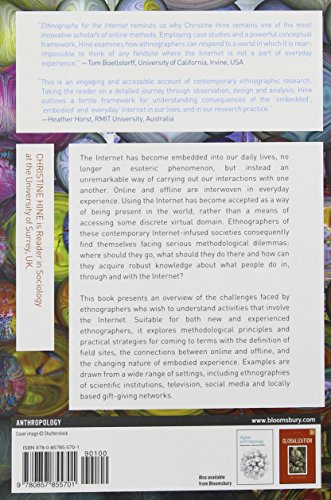Ethnography for the Internet: Embedded, Embodied and Everyday,Used