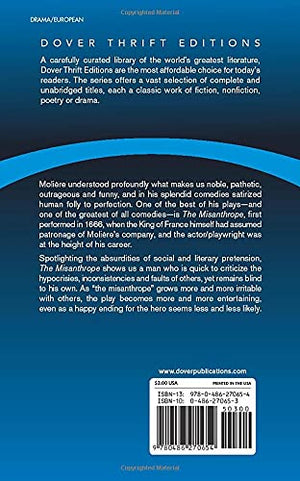The Misanthrope (Dover Thrift Editions: Plays),Used