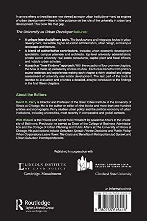The University as Urban Developer: Case Studies and Analysis (Cities and Contemporary Society (Paperback)),Used