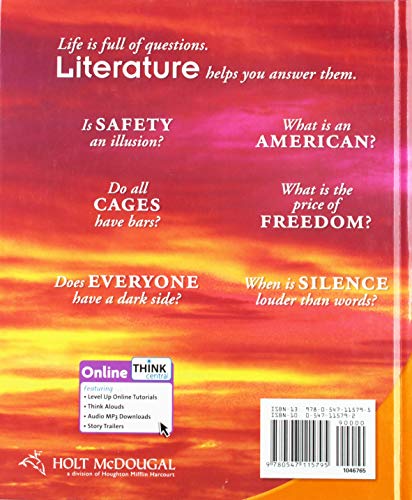 Holt McDougal Literature Texas: Student Edition American Literature 2010,Used