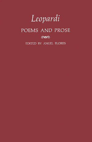 Leopardi: Poems And Prose