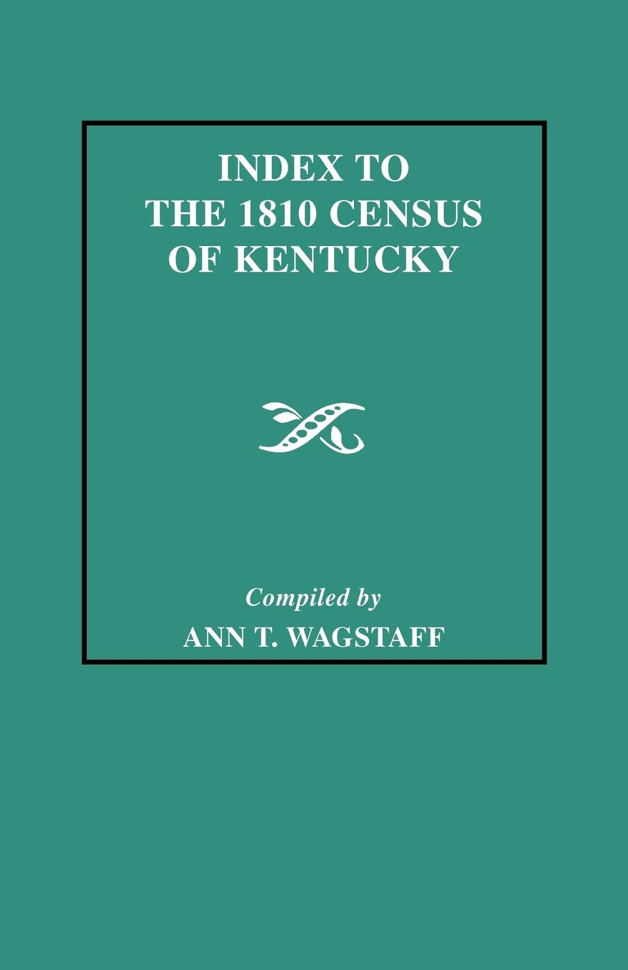 Index To The 1810 Census Of Kentucky,Used