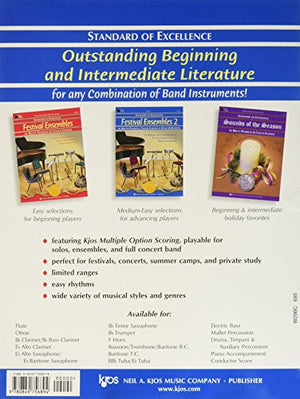 W29BC  Standard of Excellence  Festival Ensembles 2  Bassoon/Trombone/Baritone B.C.,Used