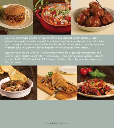 Slow Cooker Double Dinners for Two: Cook Once, Eat Twice! (Slow Cooking for Two),Used