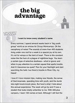 99 Thoughts for Smaller Church Youth Workers: Doing More With Less,Used