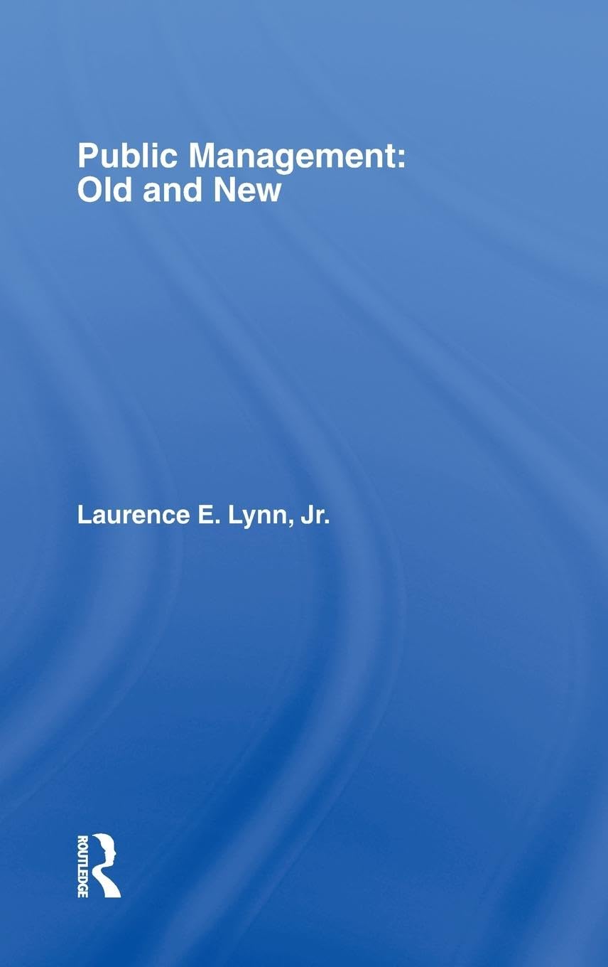 Public Management: Old And New,Used