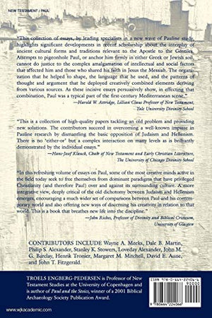 Paul Beyond the JudaismHellenism Divide,New