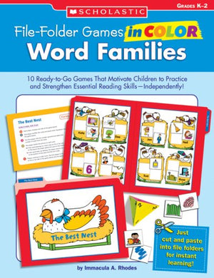 Word Families, Grades K2 (FileFolder Games in Color)