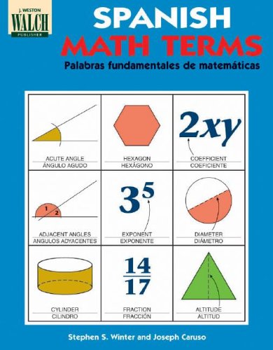 Spanish Math Terms,Used