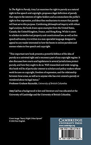 The Right To Parody: Comparative Analysis of Copyright and Free Speech,Used