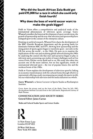 Fields in Vision: Television Sport and Cultural Transformation (Communication and Society),Used
