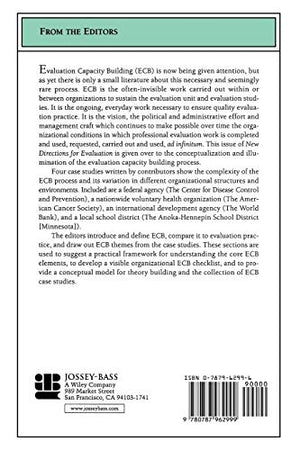 The Art, Craft, and Science of Evaluation Capacity Building: New Directions for Evaluation #93: New Directions for Evaluation (J,Used