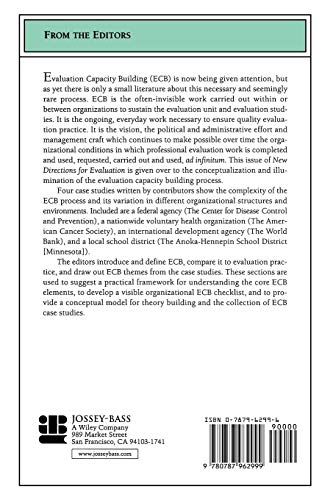The Art, Craft, and Science of Evaluation Capacity Building: New Directions for Evaluation #93: New Directions for Evaluation (J,Used