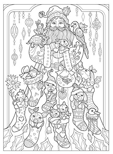 Creative Haven Creative Christmas Coloring Book (Adult Coloring Books: Christmas)