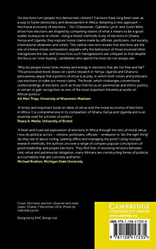 The Moral Economy of Elections in Africa: Democracy, Voting and Virtue,Used