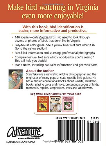 Birds of Virginia Field Guide,Used