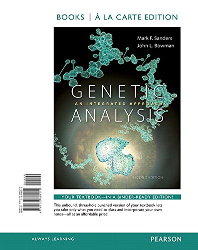 Genetic Analysis: An Integrated Approach, Books a la Carte Edition (2nd Edition),Used