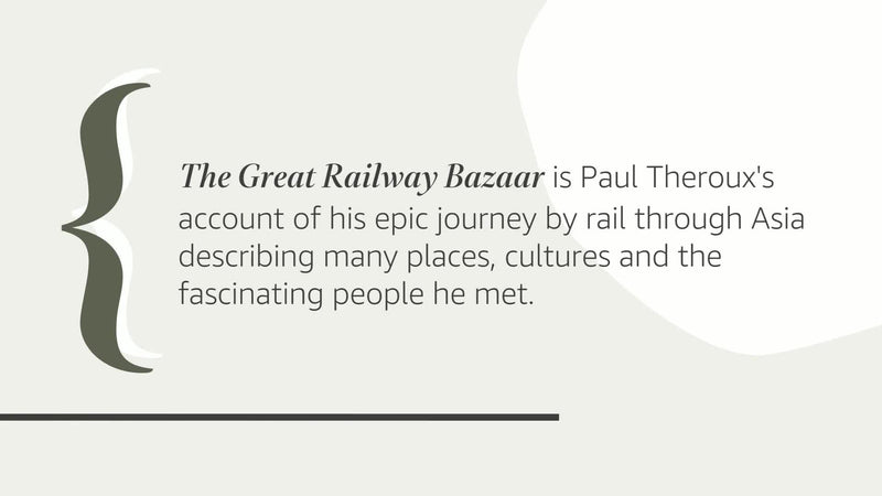 The Great Railway Bazaar,Used