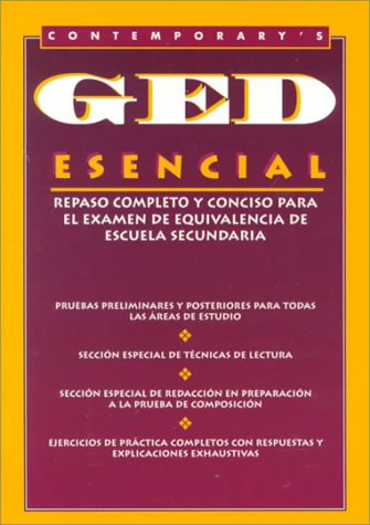 Contemporary's GED Esencial (Spanish Edition),Used