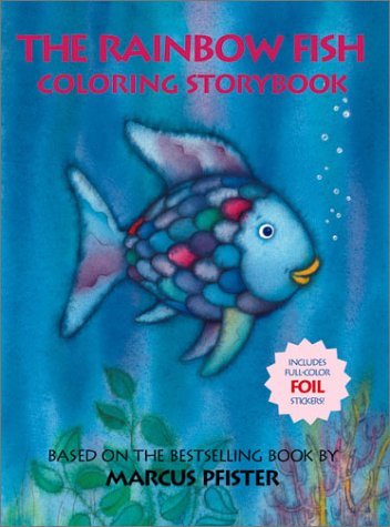 The Rainbow Fish Coloring Storybook,Used