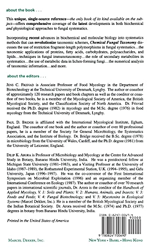 Chemical Fungal Taxonomy,Used