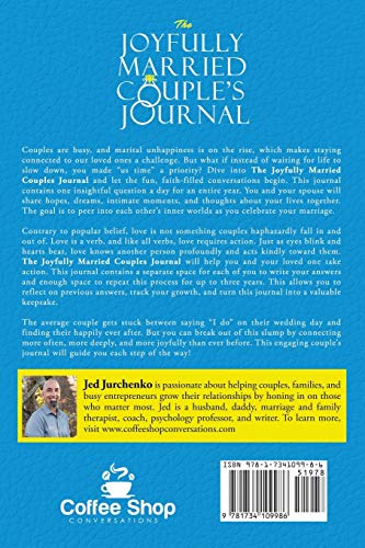 The Joyfully Married Couple's Journal: A Year of Questions to Ignite Fun Conversations and Grow Your Love,Used