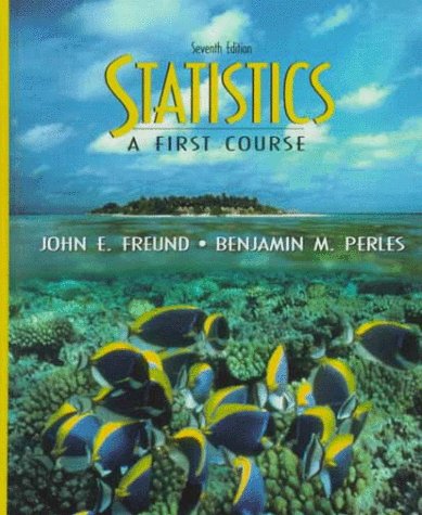 Statistics: A First Course (7th Edition),Used