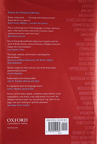 Garner'S Modern English Usage,Used