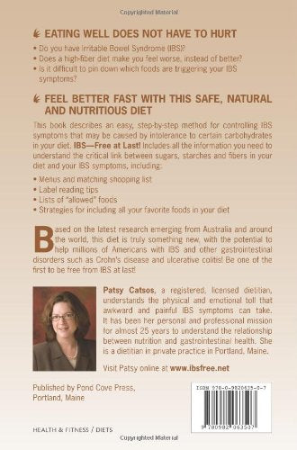 Ibsfree At Last!: The Revolutionary, New Stepbystep Method For Those Who Have Tried Everything. Control Ibs Symptoms By Limi,New