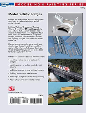 Model Railroad Bridges & Trestles (2) (Model Railroader Modeling and Painting),Used