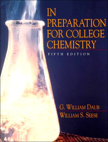 In Preparation for College Chemistry,Used