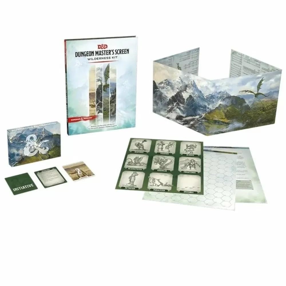 Dungeons & Dragons Dungeon Master's Screen Wilderness Kit (D&D Accessories),New