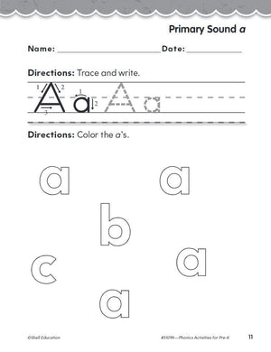 Foundational Skills: Phonics for PreKindergarten,Used