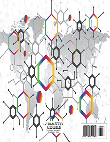 Large Hexagon Graph Paper Notebook 200 Pages 8.5