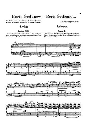 Boris Godunov: Vocal Score (A Kalmus Classic Edition) (German Edition),Used