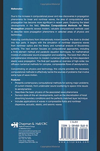 Effective Computational Methods for Wave Propagation (Numerical Insights, 5),Used