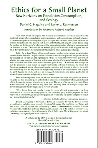 Ethics for a Small Planet: New Horizons on Population, Consumption, and Ecology (S U N Y Series in Religious Studies),Used