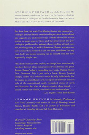 Making Stories: Law, Literature, Life,Used