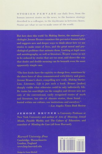 Making Stories: Law, Literature, Life,Used