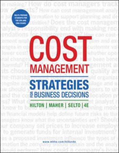 Cost Management: Strategies for Business Decisions,Used