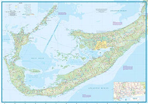 Bermuda Travel Reference Map 1 : 14,500-new